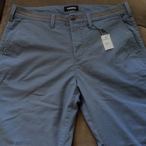 Mens Athletic Slim Fit Khaki